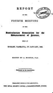Tapa de Reports of the ... meeting /ANZAAS.