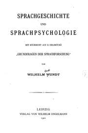 Tapa de Sprachgeschichte und Sprachpsychologie