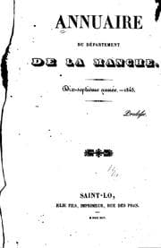 Tapa de Annuaire du Département de la Manche