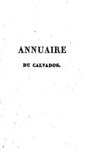 Tapa de Annuaire du département du Calvados pour l'année ...