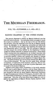 Tapa de Freemason's Monthly