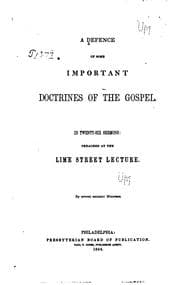 Tapa de A Defence of Some Important Doctrines of the Gospel