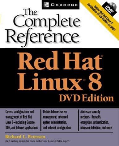 Tapa de Red Hat Linux 8