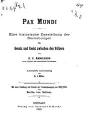 Tapa de Pax mundi: Eine historische Darstellung der Bestrebungen für Gesetz und ...