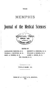 Tapa de Memphis Journal of the Medical Sciences