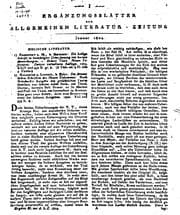 Tapa de Allgemeine Literatur-zeitung