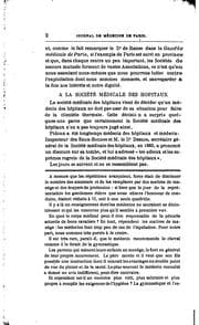 Tapa de Journal de médecine de Paris