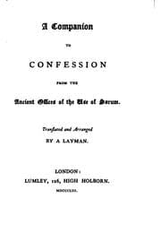 Tapa de A companion to confession and holy communion, tr. and arranged from offices of Sarum use, by a ...