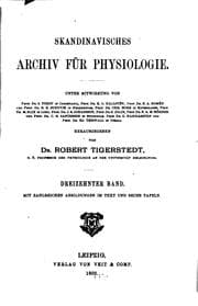 Tapa de Skandinavisches archiv fuer physiologie