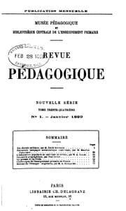 Tapa de Revue pédagogique