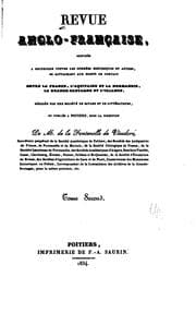 Tapa de Revue anglo-française