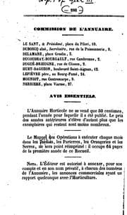 Tapa de Almanach ou annuaire de l'horticulteur Nantais et des départments de l'ouest