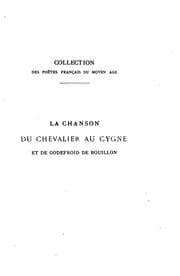 Tapa de La chanson du chevaleir au cygne et de Godfroid de Bouillon