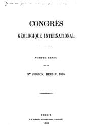Tapa de Compte rendu de la 3me session, Berlin, 1885