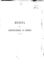 Tapa de Rivista di artiglieria e genio