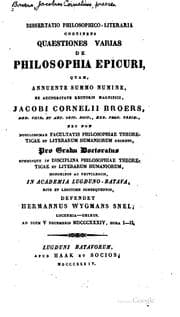 Tapa de Dissertatio philosophico-literaria continens quaestiones varias de ...