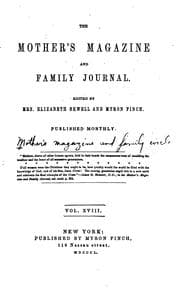 Tapa de Mother's Magazine and Family Circle