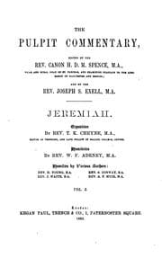 Tapa de The pulpit commentary, ed. by H.D.M. Spence and J.S. Exell. nT=