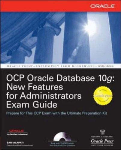 Tapa de OCP Oracle Database 10g