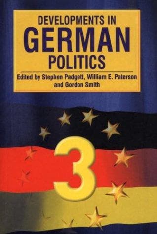 Tapa de Developments in German Politics 3