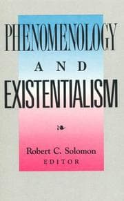 Tapa de Phenomenology and existentialism