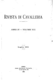 Tapa de Rivista di cavalleria