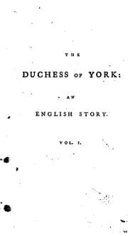 Tapa de The duchess of York: An English Story. In Two Volumes. ... ...