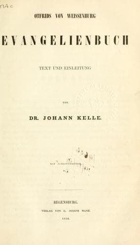 Tapa de Evangelienbuch