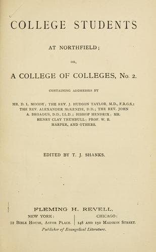 Tapa de College students at Northfield