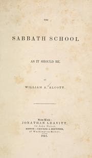 Tapa de The Sabbath school as it should be
