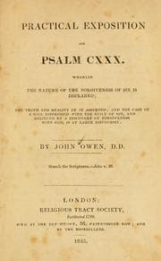 Tapa de A practical exposition on Psalm CXXX