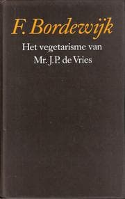 Tapa de Het vegetarisme van Mr. J. P. de Vries