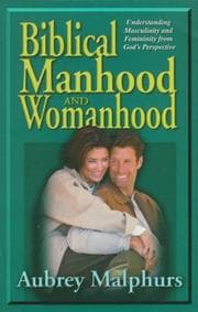 Tapa de Biblical manhood and womanhood
