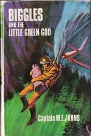 Tapa de Biggles and the Little Green God