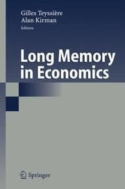 Tapa de Long memory in economics
