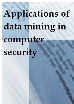 Tapa de Applications of data mining in computer security