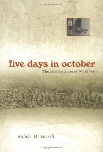 Tapa de Five days in October
