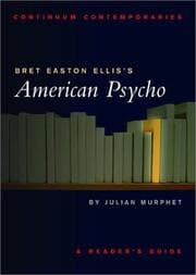 Tapa de Bret Easton Ellis's American Psycho