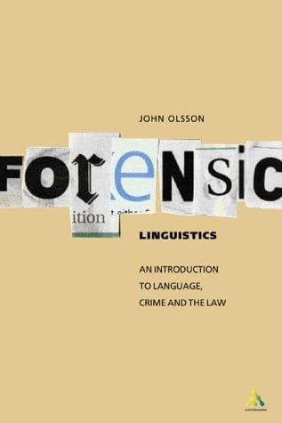 Tapa de Forensic Linguistics