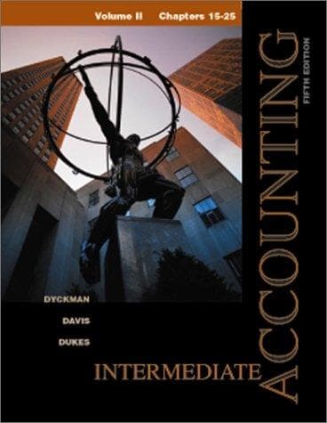 Tapa de Intermediate Accounting Volume II, Chapters 15-25