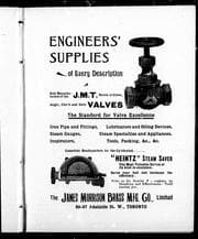 Tapa de Canadian hand-book of steam and electricity