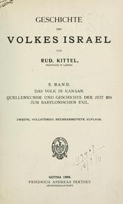 Tapa de Geschichte des Volkes Israel