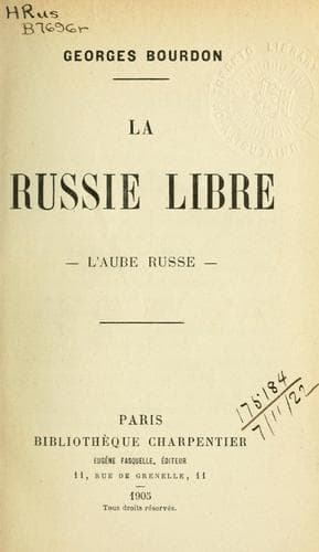 Tapa de La Russie libre-