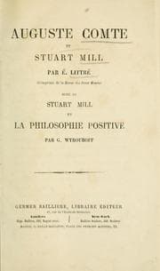 Tapa de Auguste Comte et Stuart Mill