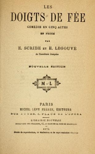 Tapa de doigts de fée
