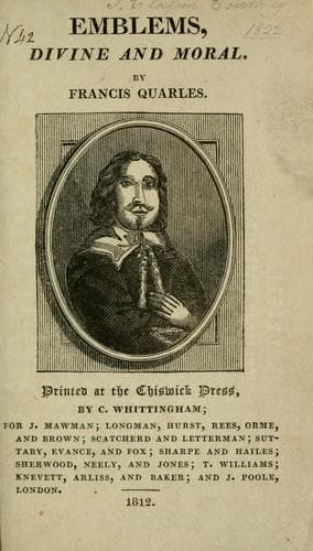 Tapa de Emblems, divine and moral