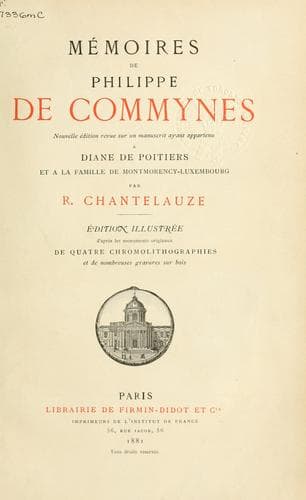 Tapa de Mémoires