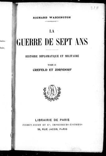 Tapa de La guerre de Sept ans