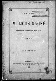 Tapa de La vie de M. Louis Gagné