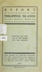 Tapa de Report of a visitation of the Philippine Islands